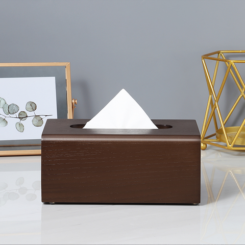 Hộp đựng khăn giấy bằng gỗ tự nhiên CCKO CK9612 cao cấp