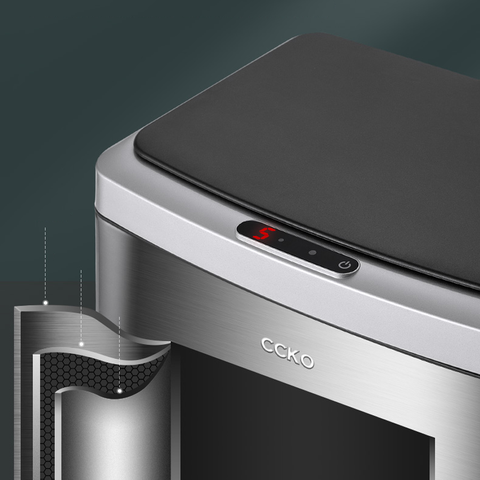 Thùng rác cảm ứng thông minh dung tích lớn CCKO CK9919 cao cấp
