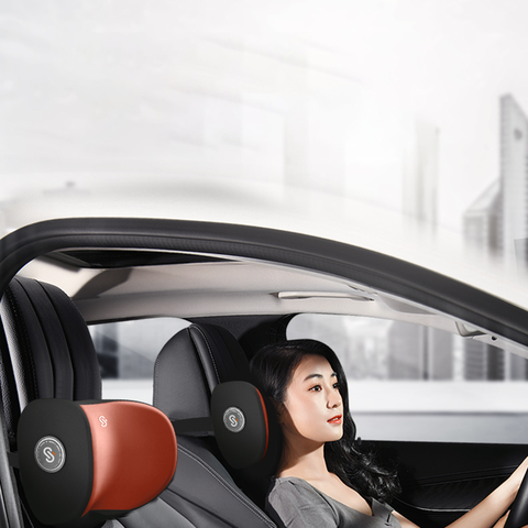 Set gối tựa đầu và tựa lưng ô tô Soomil cao cấp