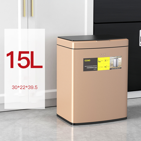 Thùng rác cảm ứng thông minh dung tích lớn CCKO CK9919 cao cấp
