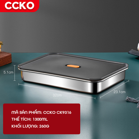 Hộp đựng và bảo quản thực phẩm tươi sống dung tích lớn 2700ml CCKO CK9316 cao cấp