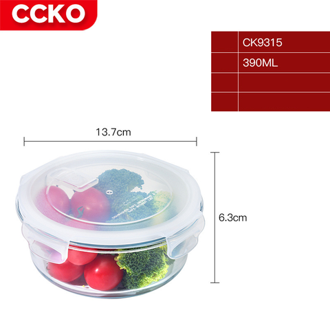 Khay thuỷ tinh hâm thực phẩm, nướng dành cho lò vi sóng và lò nướng CCKO CK9311 CK9312 CK9313 CK9314 CK9315