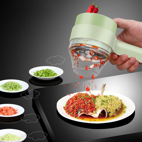 Máy thái, nghiền hành tỏi ớt KACHEEG 2 in 1 cao cấp