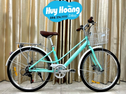 Xe đạp Califonia Modeltime Khung nhôm 6 số Shimano