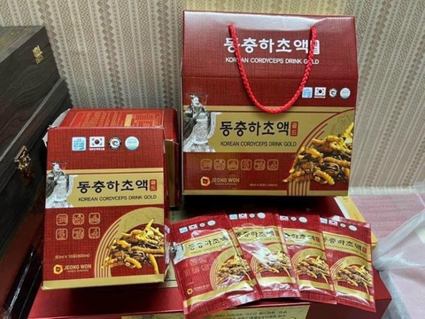 Nước Đông Trùng Hạ Thảo uống Liền Jeong Won