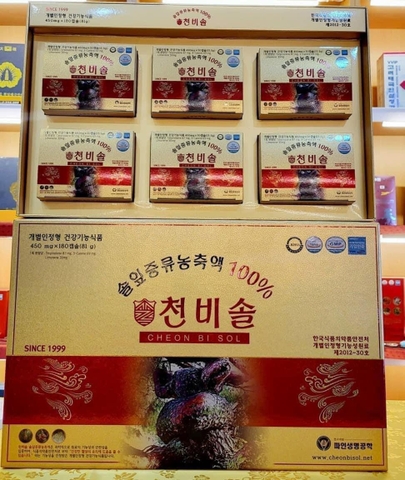 TINH DẦU THÔNG ĐỎ CHÍNH PHỦ CHEON BI SOL CAO CẤP