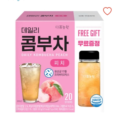 Trà Danongwon Daily Kombucha Peach vị đào