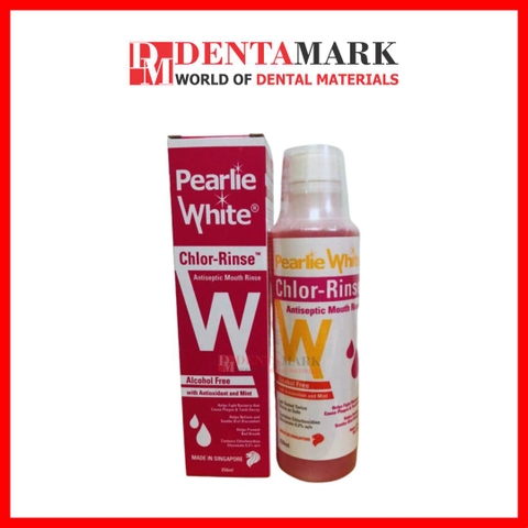Nước súc miệng sát khuẩn Pearlie White Chlor-Rinse Mouth Rinse