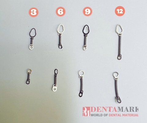 Lò xo kéo nha khoa đóng khoảng Đầu to (Gói 10 cái)