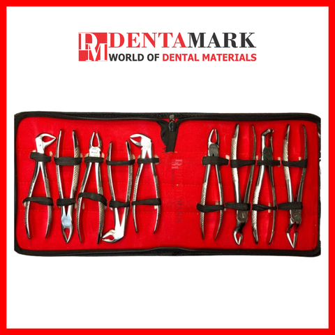 Bộ Kìm nhổ răng người lớn 9 chi tiết