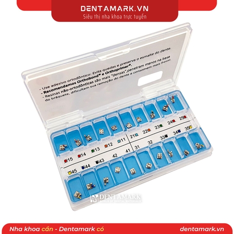 Bộ mắc cài kim loại tự khóa SLI Morelli (Hộp 20 cái) (tự buộc)