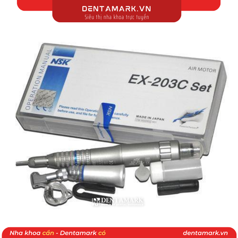 Bộ tay khoan chậm 3 khúc EX 203 (Bộ)