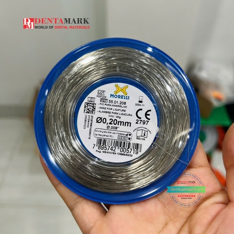 Chỉ thép buộc mắc cài Morelli - Cuộn