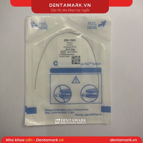 Dây cung nong hàm Damon CuNiTi - Ormco