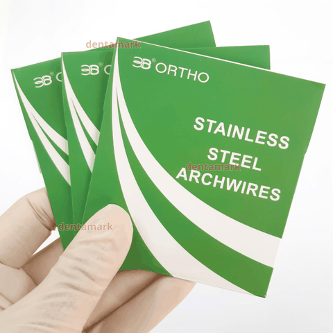 Dây cung SS vuông 3B Ortho - Gói 10 sợi (MUA 3 TẶNG 1)