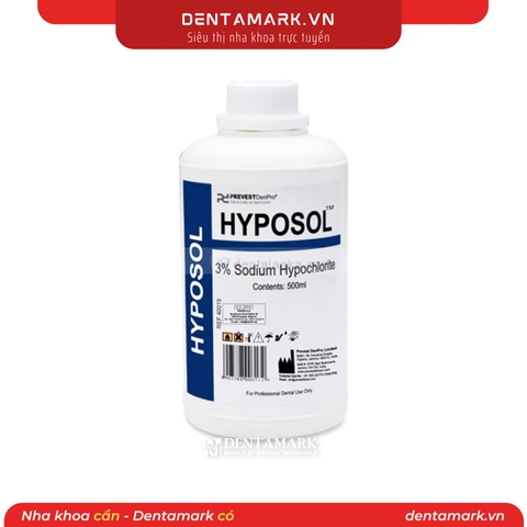 Dung dịch bơm rửa ống tủy Hyposol 3% 500ml