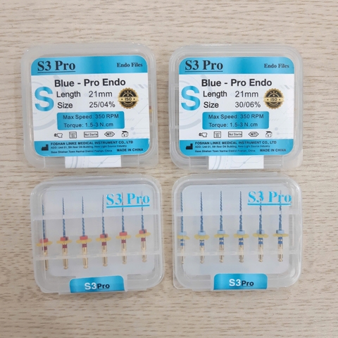 File Máy Nội Nha S3 Blue (MUA 10 TẶNG 1)
