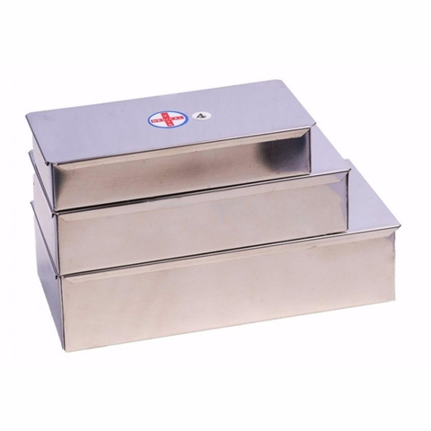 Hộp Inox Hình Chữ Nhật Nha Khoa | 9×19, 10×22, 16×32 cm