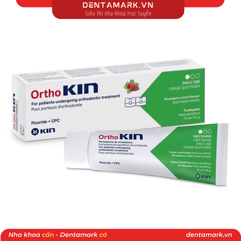 Kem Đánh Răng Ortho Kin Cho Răng Niềng, Chỉnh Nha 75ml
