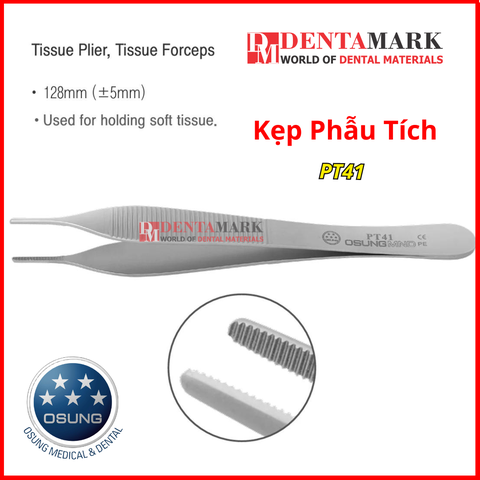 Kẹp phẫu tích Tissue Plier Osung (Cái)