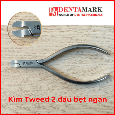 Kìm Tweed 2 đầu bẹt ngắn SA