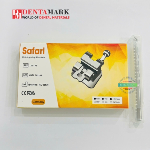 Mắc cài kim loại tự khoá Safari (Tự buộc)