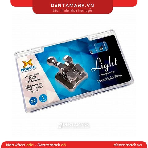 Mắc cài Light Roth .018 có hook 018 Morelli (Hộp 20 cái)