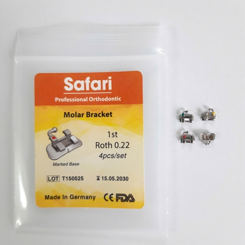 Mắc cài Răng 6 không rãnh