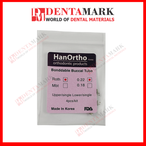 Mắc cài răng 6 - 2 ống