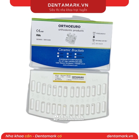 Mắc cài sứ OrthoEuro (MUA 5 TẶNG 1)