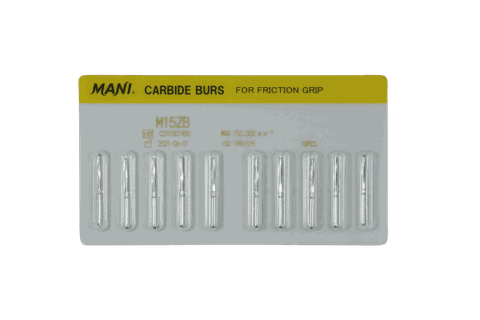 Mũi khoan MANI M15ZB Carbide Burs (Vỉ 10 cái)