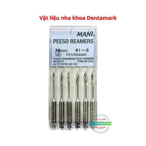 Mũi Peeso Reamer Mani Nhật Bản (Hộp 6 cây)