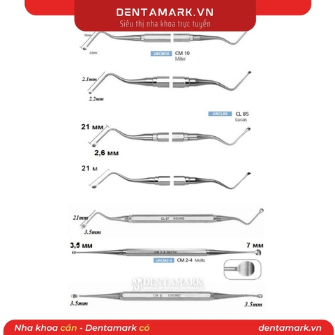 Nạo ổ phẫu thuật Surgical Curette Osung (Cái)
