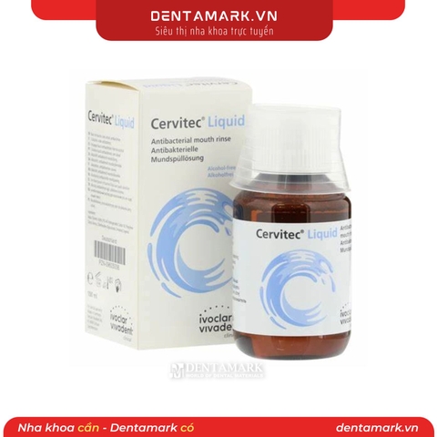 Dung dịch súc miệng tại nhà điều trị mòn cổ chân răng và chống viêm nướu Cervitec liquid