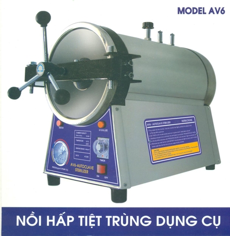 Nồi Hấp Tiệt Trùng Dụng Cụ AV06 Việt Nam – Dung Tích 16 Lít