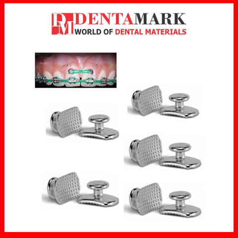 Núm button đế vuông - Gói 10 cái