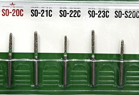 Mũi khoan MANI SO xanh lá ( vỉ 5 cái)