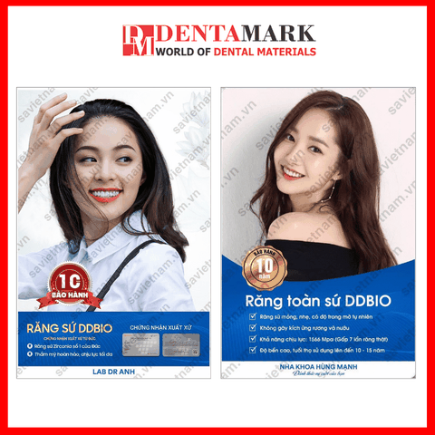 Tranh nha khoa Poster quảng cáo răng sứ DDBIO