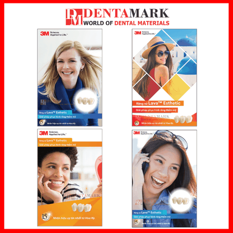 Tranh nha khoa Poster quảng cáo răng sứ Lava Esthetic