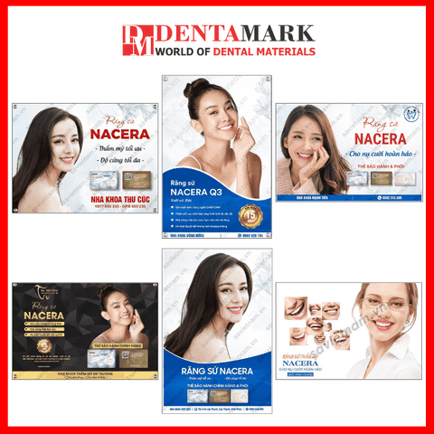 Tranh nha khoa Poster quảng cáo răng sứ NACERA