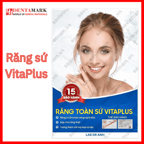 Tranh nha khoa Poster quảng cáo răng sứ VITAPLUS