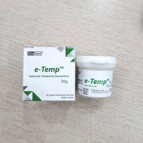 Vật liệu trám tạm E-temp - Lọ 30g