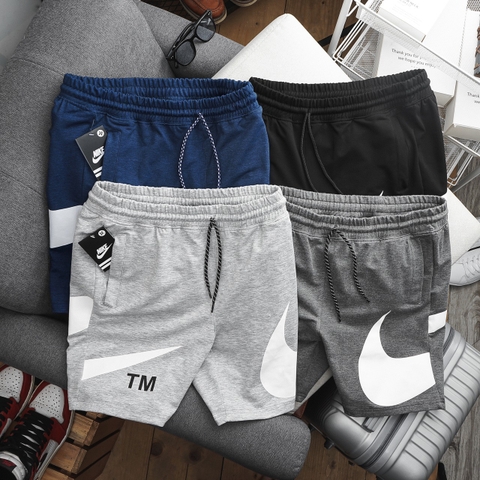 Quần short nỉ NK logo lớn 5077