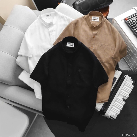 Áo Sơ Mi Linen Ngắn Tay Hàn Quốc SM19