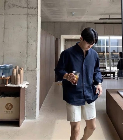 Áo Sơ Mi Linen Tay Dài SM76