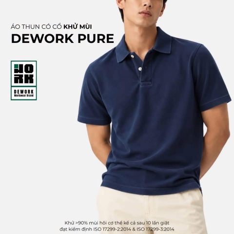 Áo Polo Tay Ngắn Khử Mùi Dework PL87