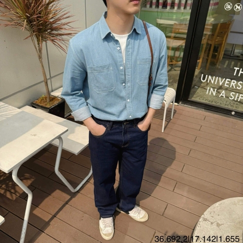 Áo sơ mi denim BTM SM51