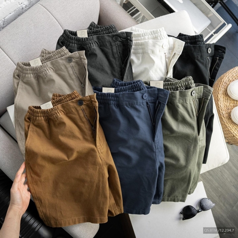 Quần short kaki cạp chun BTM 2347