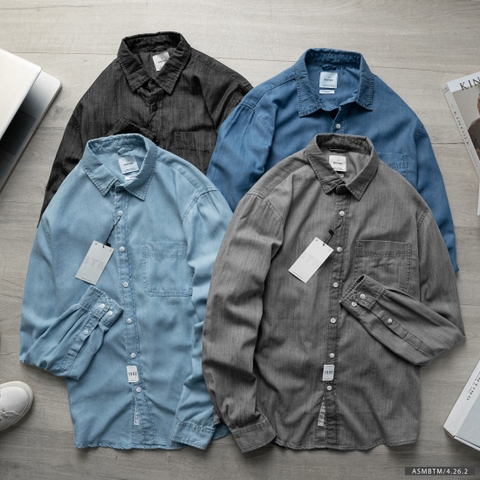 Áo sơ mi denim Bentino 4262