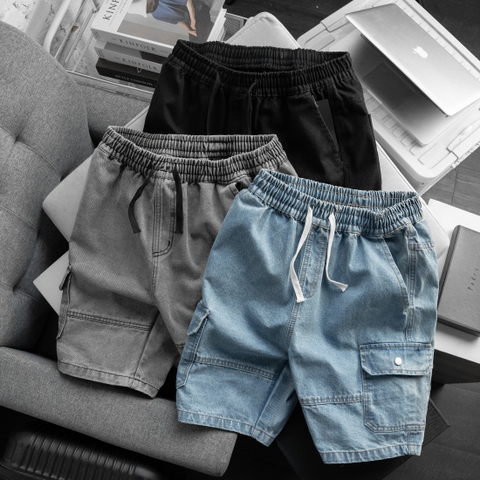 Quần Short jeans túi hộp KAF 9043